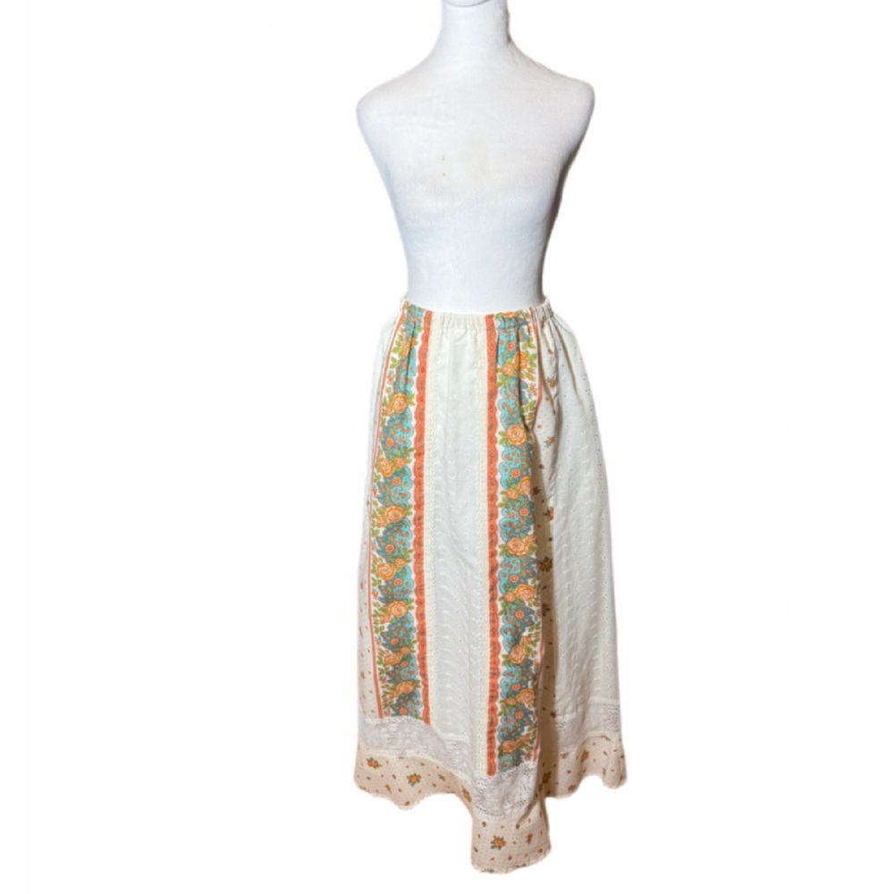 EUC Vintage Tumbleweeds Maxi Prairie Patchwork Skirt Size Small - Picture 3 of 12